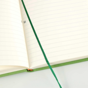 Alternative view of Semikolon A4 Classic Linen Cover Notebook 8.5 X 12 Inches, 144 Lined Pages Lime