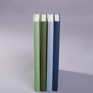Semikolon A4 Classic Linen Cover Notebook 8.5 X 12 Inches, 144 Lined Pages Lime - Image 4