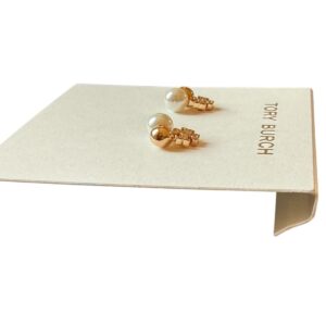 NWT Tory Burch Britten Pearl Cluster Stud Earrings MSRP $90 - Image 6