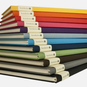 Semikolon Classic 6”x8.4” Bound Linen Ruled Book, Ceil Sky Blue (10209) - Image 3