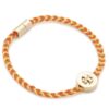 Tory Burch Kira Braided Bracelet Orange Yellow NWT MSRP $78