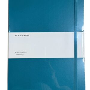 Moleskine Classic Collection Ruled Notebook XL 7.5×9.75″ Reef Blue