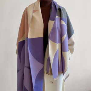 Beyond Joy Pashmina/Cashmere Substitute 100% Acrylic Shawl Scarf w Double sided - Image 5