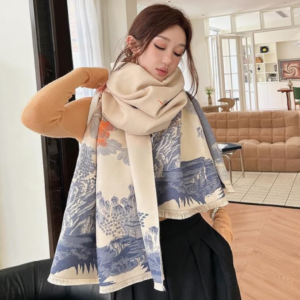 Alternative view of Beyond Joy Pashmina/Cashmere Substitute 100% Acrylic Shawl Scarf w Double sided