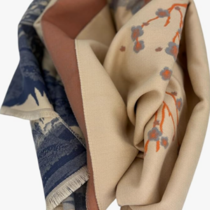 Beyond Joy Pashmina/Cashmere Substitute 100% Acrylic Shawl Scarf w Double sided - Image 3