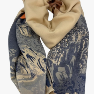 Beyond Joy Pashmina/Cashmere Substitute 100% Acrylic Shawl Scarf w Double sided - Image 4