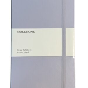 Moleskine Rule Notebook Hard Cover 8.25"x5" Classic Lilac Purple