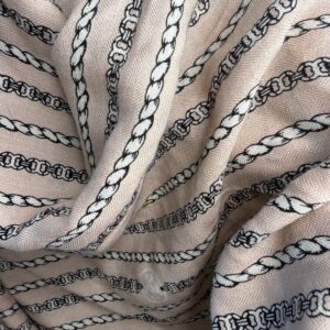 Tory Burch Gemini Link Rope Oversize Square 56"x56" Dusted Blush*New MSRP $278