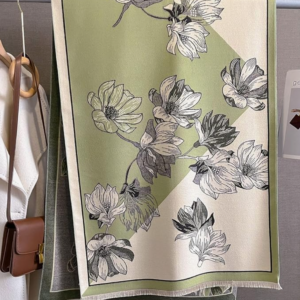 Beyond Joy Pashmina/Cashmere Substitute 100% Acrylic Shawl Scarf w Double sided - Image 4