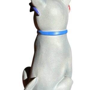 Patriotic French Bulldog Figurine 8.5" Gray w/ Star Glasses & Bow Tie 🇺🇸🐶 - Image 6