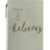 Eccolo, Pocket Pen Journal "Blessed is She Who Believe" 6.75"x4.75"