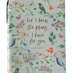 Eccolo, Pocket Pen Journal "For I know The Plans I have for you" 6.75"x4.75"
