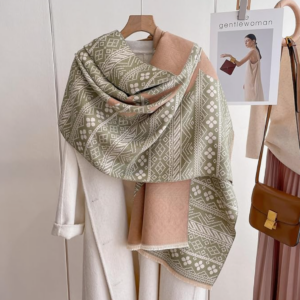Alternative view of Beyond Joy Pashmina/Cashmere Substitute 100% Acrylic Shawl Scarf w Double sided