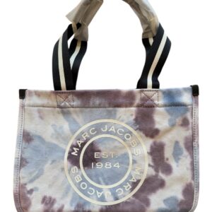 Marc Jacobs Canvas Logo Convertible Black Tote Handbag Medium 15"x10.5" NWT