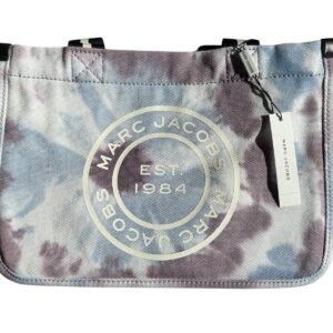 Alternative view of Marc Jacobs Canvas Logo Convertible Black Tote Handbag Medium 15"x10.5" NWT