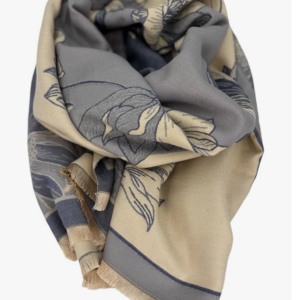 Beyond Joy Pashmina/Cashmere Substitute 100% Acrylic Shawl Scarf w Double sided - Image 3