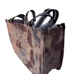 Marc Jacobs Canvas Logo Convertible Black Tote Handbag Medium 15"x10.5" NWT - Image 4
