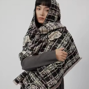 Beyond Joy Pashmina/Cashmere Substitute 100% Acrylic Shawl Scarf w Double sided - Image 6