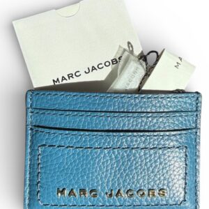 Marc Jacobs Leather Card Case Stellar Blue  $95 NWT - Image 4