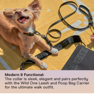 Wild One Dog Collar, The Original Easy-Clean Size XL Black - Image 5