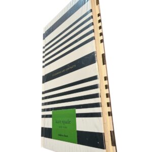 KATE SPADE "OCCASIONS AND CONTACTS" ADDRESS BOOK - Black Stripes -NEW/SEALED - Image 3