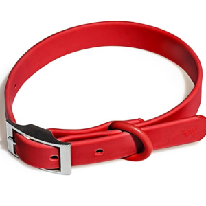 Wild One Dog Collar, The Original Easy-Clean Size XL Strawberry