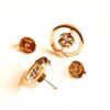 Tory Burch Split Circle Earrings Gold NWT