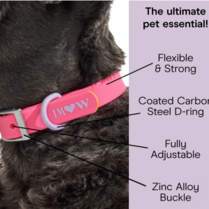 Wild One Dog Collar, The Original Easy-Clean Size Large Cosmopolitan - Image 5