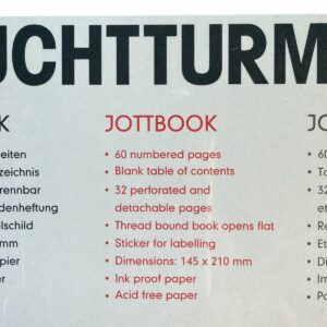 Alternative view of Leuchtturm 1917 Jottbook Ruled 60 Nunbered Pgs.