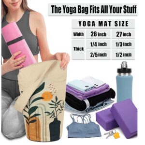 Yoga Mat & Accerrories Bag for Yoga lover: Fit it all - Image 7