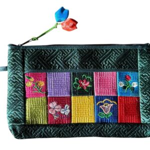 Korean Traditional Crafts Quilt Cosmetic Makeup Pouch Small Purse