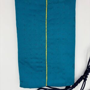 Korean  Traditional Pouch w Crossbody Strap 100% Silk with Handmade Embroidery - Image 4
