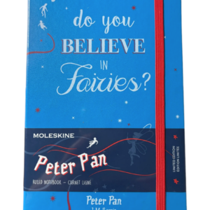 Moleskine Peter Pan Ruled Notebook – Carnet Ligné, “do you BELIEVE IN Fairies?”