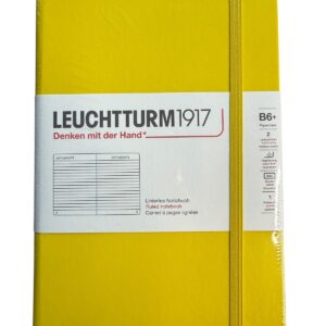 Leuchtturm 1917 Hardcover Dot Grid Notebook in Lemon - B6 + NEW