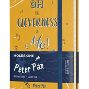 Moleskine Peter Pan Limited Edition Notebook, Ruled Notebook Size 9x14cm