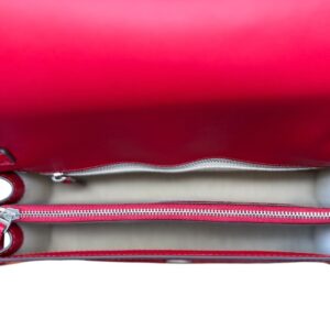 Tory Burch Emerson Patent Leather Convertible Crossbody Bag Warm Red Shinny sexy - Image 5