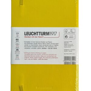 Leuchtturm 1917 Hardcover Dot Grid Notebook in Lemon - B6 + NEW - Image 5