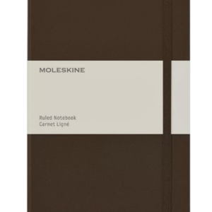 Moleskine Brown Limited Hardcover Classic Ruled Notebook XL 7.5×9.75″ (19x25cm)