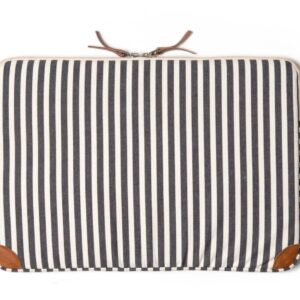 Business & Pleasure Co. THE LAPTOP SLEEVE – Lauren's Navy Stripe 16"