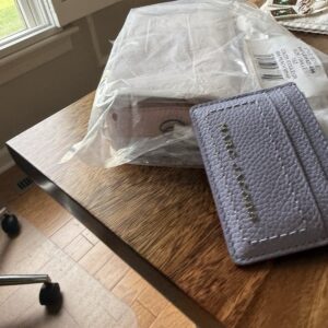 Existing Combo Items: Pink Purse With Lavender Card Case - Image 3