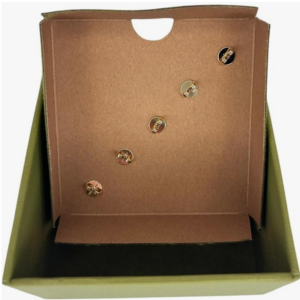 Alternative view of Tory Burch Stud Earring Set: Gold, Silver, and Pearl
