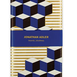Jonathan Adler Blue Versailles Travel Journal - Vegan Leather Journal - Image 4
