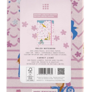 Moleskine Limited Edition Sakura Notebook Hard Cover Large 5"x8.25" Ruled - Image 7