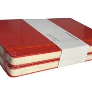 Moleskine Scarlet Red Large Ruled Notebook Hard Cover x 2 Notebooks Set - Image 6