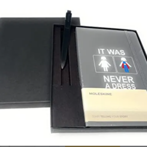 Moleskine Grey Hard Cover Ruled Notebook & Go Pen Bundle 240 Lined Pages - Image 5