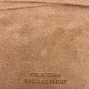 Beyond Joy Genuine Italian Leather Journal Hand Made Light Brown Suede 5"x6.75" - Image 3