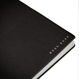 Hugo Boss Black Dotted Notebook Essential A5 Vegan Leather Cover 160 Pages - Image 4