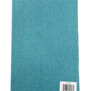Alternative view of Eccolo Blank Christian Journal Notebook Turquoise hard Cover