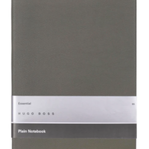 HTF Hugo Boss Plain Paper Notebook/ Journal  8.5”x6” (A-5) 160 Pgs Khaki
