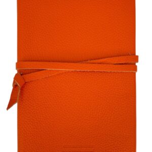 Beyond Joy Genuine Orange Italian Leather Cover Journals  6″x8.5″ - Image 5